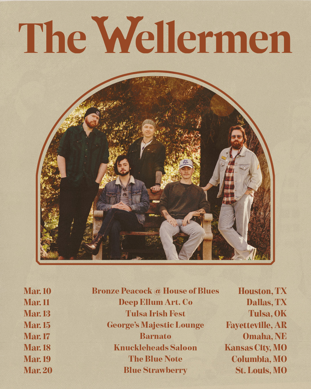 The Wellermen The Wellermen Live 2026 Tour Poster 2026